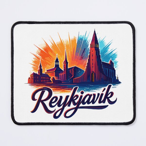 Item preview, Reykjavík Silhouette – Iceland Graphic Design designed and sold by Pineapple-Tree.