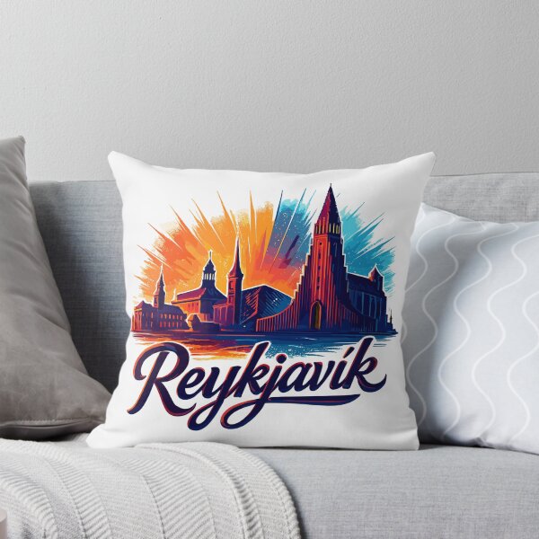Item preview, Reykjavík Silhouette – Iceland Graphic Design designed and sold by Pineapple-Tree.