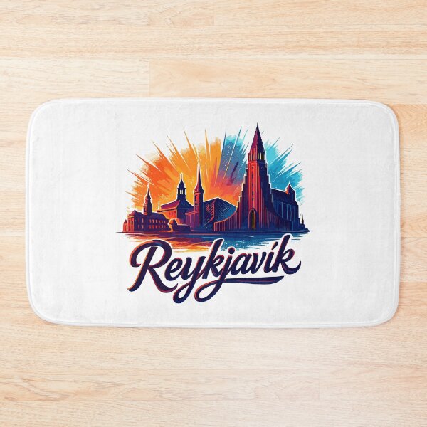 Item preview, Reykjavík Silhouette – Iceland Graphic Design designed and sold by Pineapple-Tree.