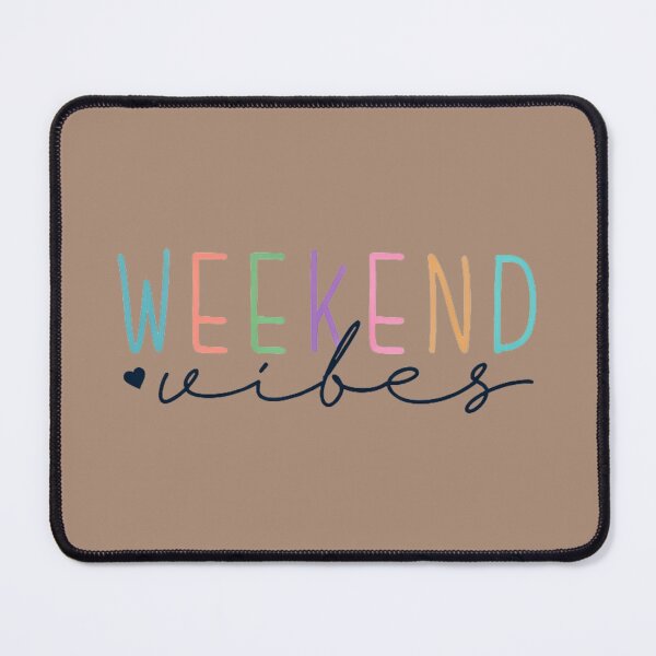 Item preview, Weekend Vibes - Colorful Minimal Typography Design designed and sold by Rangmanch.