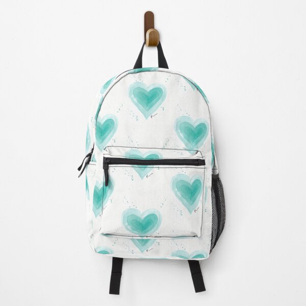 Item preview, Aqua Heart designed and sold by Kirsten Robinson Art.