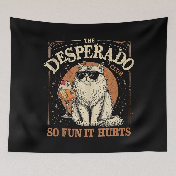 Item preview, Desperado Club Mama Needs a Night Off Funny Cat  designed and sold by BareCrack.