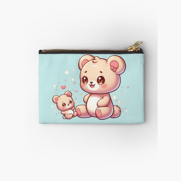 Item preview, Cute Kawaii Teddy Bear Duo Sticker designed and sold by carestazafeli.