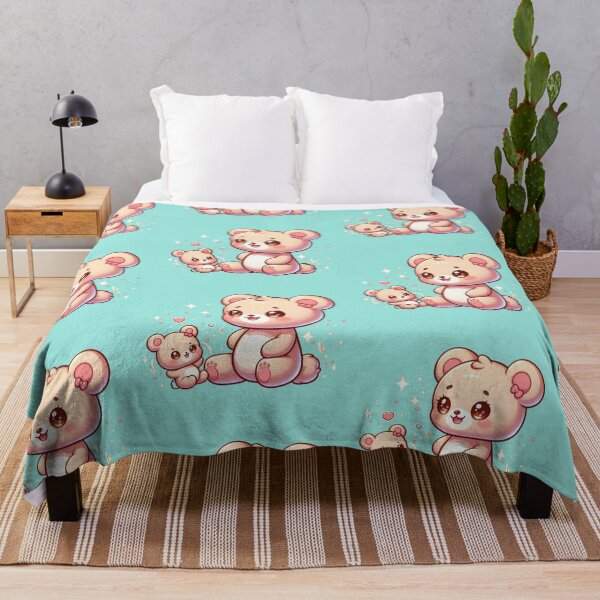 Item preview, Cute Kawaii Teddy Bear Duo Sticker designed and sold by carestazafeli.