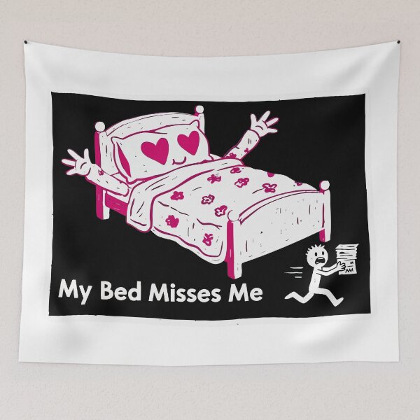 Item preview, My Bed Misses Me designed and sold by XYZ LAB by Jesuperman.