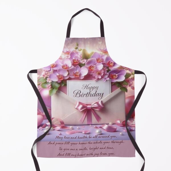 Item preview, Romantic Happy Birthday Card – Flowers, Envelope and Heartfelt Wishes designed and sold by ManiPopi998877.
