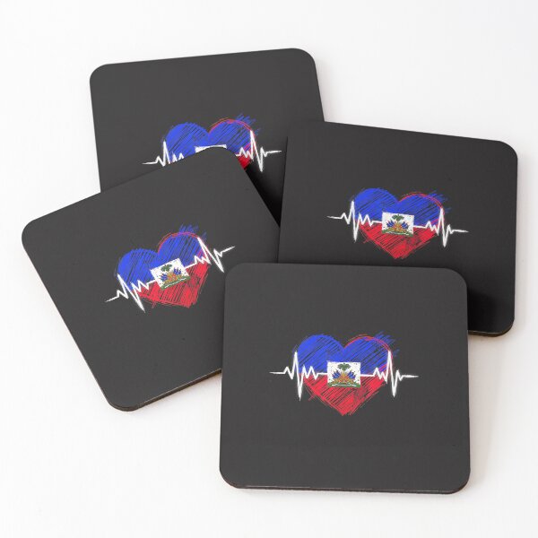 Item preview, Haiti Independence Haitian Flag Day Heartbeat Patriotic Design designed and sold by kiralynstration.