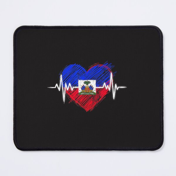 Item preview, Haiti Independence Haitian Flag Day Heartbeat Patriotic Design designed and sold by kiralynstration.
