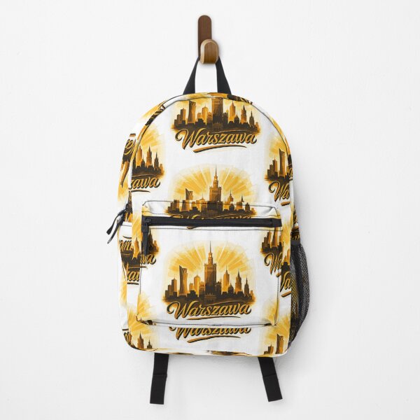 Item preview, Warszawa Skyline Gold – Modern Epic Design designed and sold by Pineapple-Tree.