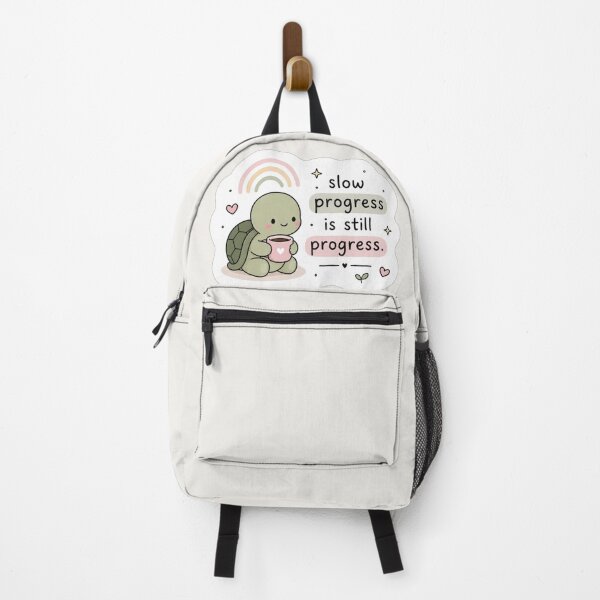 Item preview, Slow Progress Is Still Progress Sticker – Cute Turtle Motivation designed and sold by Digital_products_0111.