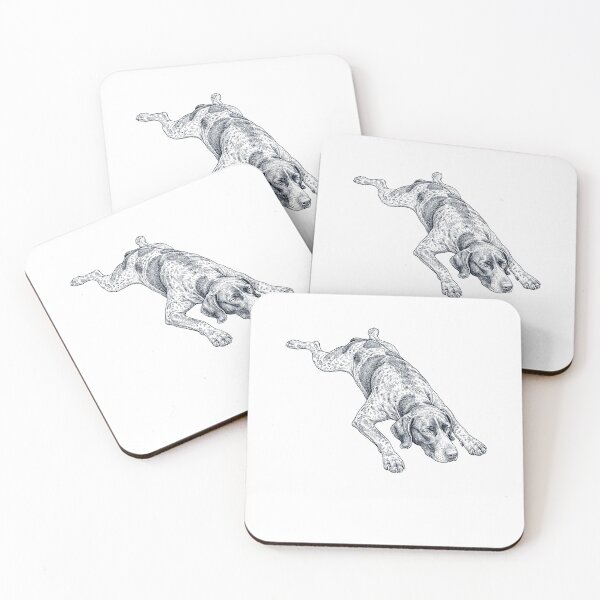 Item preview, Vintage German Shorthaired Pointer Splooting Dog Mom Dad Lover designed and sold by DoodleTortle.