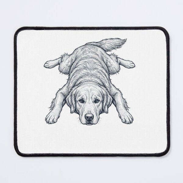Item preview, Vintage Golden Retriever Splooting Dog Mom Dad Lover designed and sold by DoodleTortle.