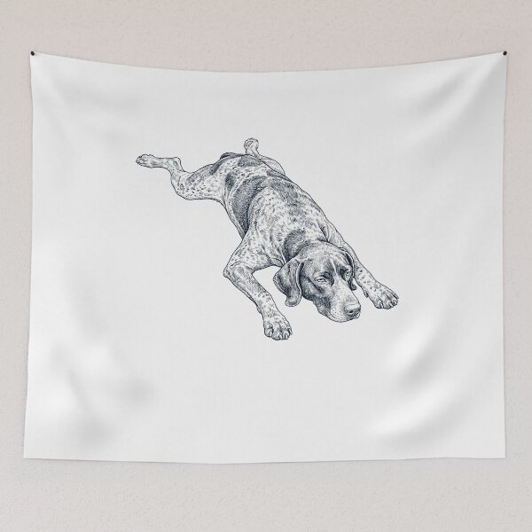 Item preview, Vintage German Shorthaired Pointer Splooting Dog Mom Dad Lover designed and sold by DoodleTortle.