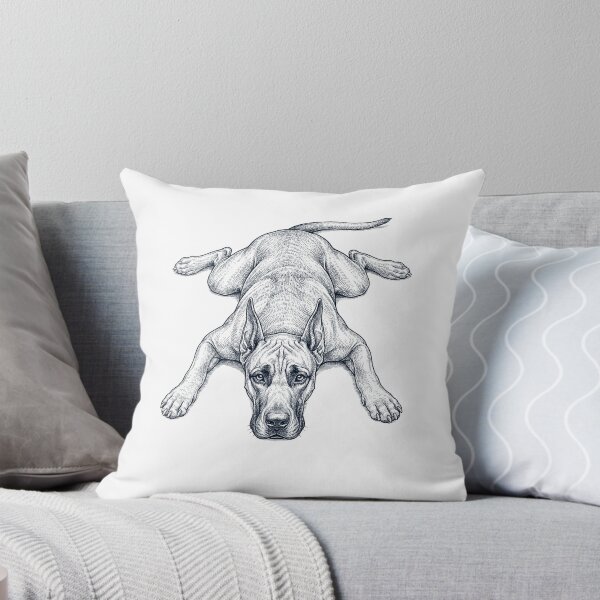 Item preview, Vintage Great Dane Splooting Dog Mom Dad Lover designed and sold by DoodleTortle.