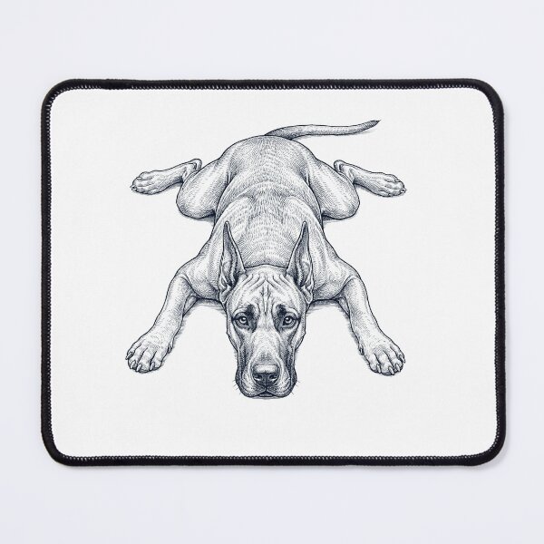 Item preview, Vintage Great Dane Splooting Dog Mom Dad Lover designed and sold by DoodleTortle.