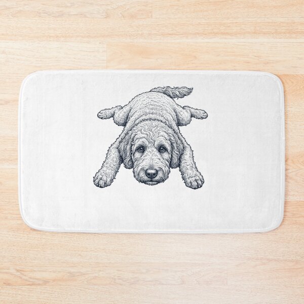 Item preview, Vintage Goldendoodle Splooting Dog Mom Dad Lover designed and sold by DoodleTortle.