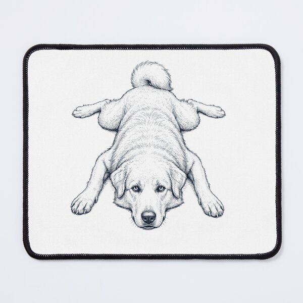 Item preview, Vintage Great Pyrenees Splooting Dog Mom Dad Lover designed and sold by DoodleTortle.