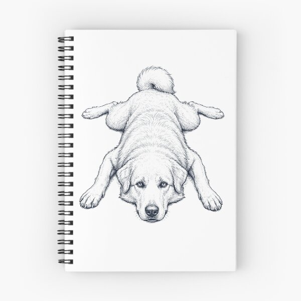Item preview, Vintage Great Pyrenees Splooting Dog Mom Dad Lover designed and sold by DoodleTortle.