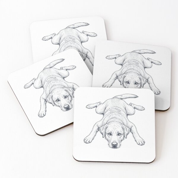 Item preview, Vintage Labrador Retriever Splooting Dog Mom Dad Lover designed and sold by DoodleTortle.