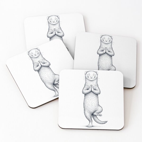 Item preview, Vintage Ferret Yoga Tree Pose Animal Lover designed and sold by TerryConnells.
