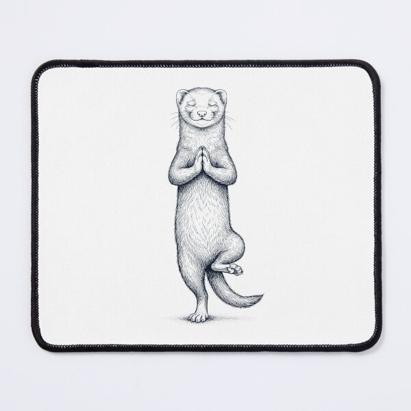 Item preview, Vintage Ferret Yoga Tree Pose Animal Lover designed and sold by TerryConnells.