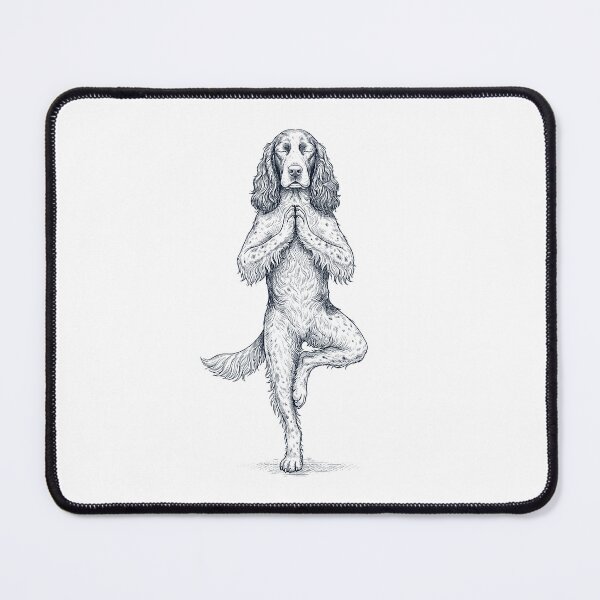 Item preview, Vintage Field Spaniel Yoga Tree Pose Dog Mom Lover designed and sold by TerryConnells.