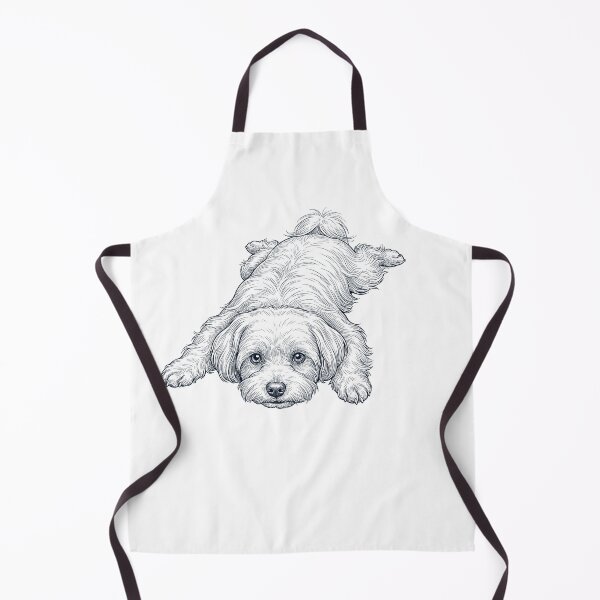Item preview, Vintage Maltese Splooting Dog Mom Dad Lover designed and sold by DoodleTortle.