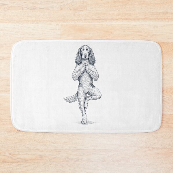 Item preview, Vintage Field Spaniel Yoga Tree Pose Dog Mom Lover designed and sold by TerryConnells.