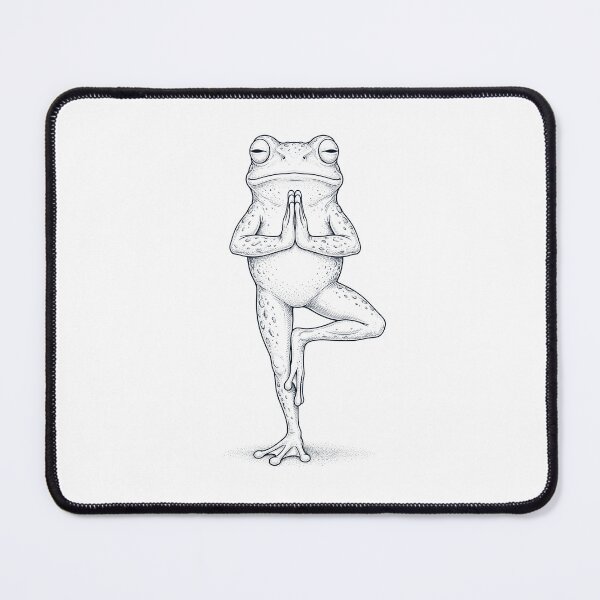 Item preview, Vintage Frog Yoga Tree Pose Animal Lover designed and sold by TerryConnells.