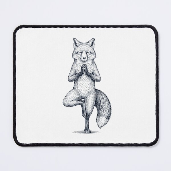 Item preview, Vintage Fox Yoga Tree Pose Animal Lover designed and sold by TerryConnells.