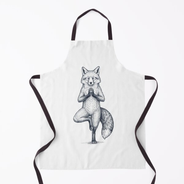 Item preview, Vintage Fox Yoga Tree Pose Animal Lover designed and sold by TerryConnells.