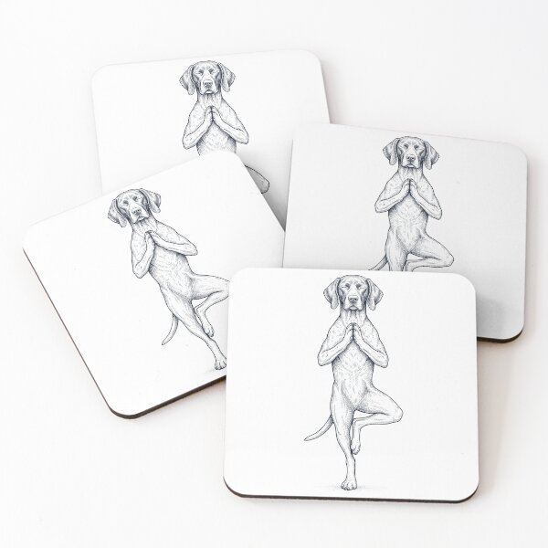 Item preview, Vintage German Shorthaired Pointer Yoga Tree Pose Dog Mom Lover designed and sold by TerryConnells.