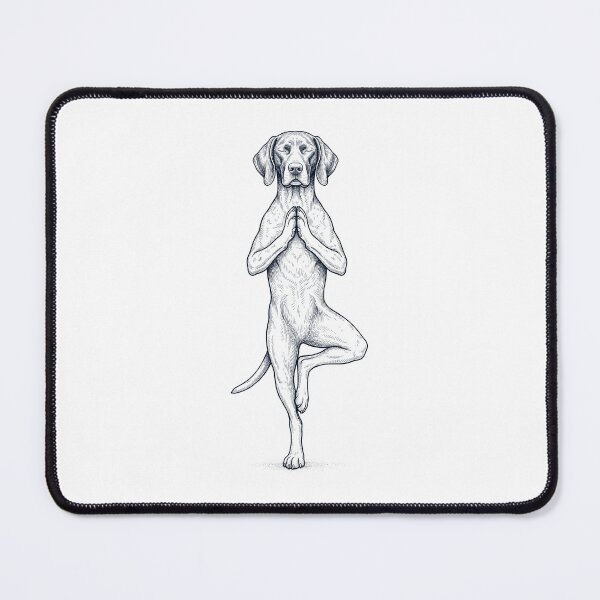 Item preview, Vintage German Shorthaired Pointer Yoga Tree Pose Dog Mom Lover designed and sold by TerryConnells.