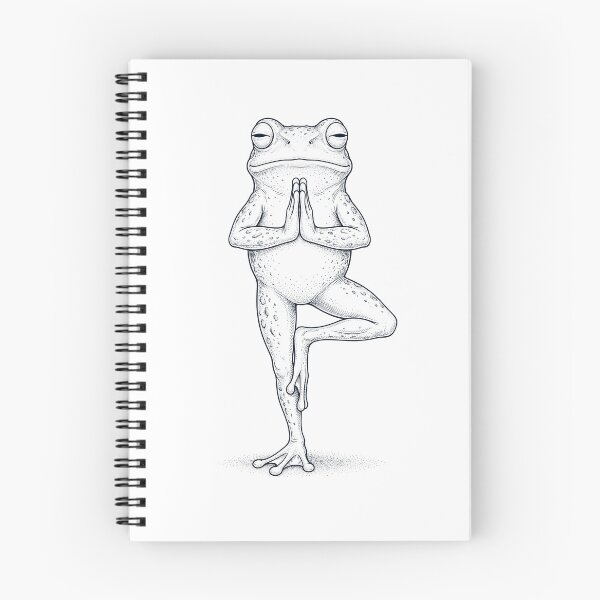 Item preview, Vintage Frog Yoga Tree Pose Animal Lover designed and sold by TerryConnells.