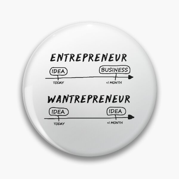 Item preview, Entrepreneur vs Wantrepreneur Timeline designed and sold by AVNGR-Design.