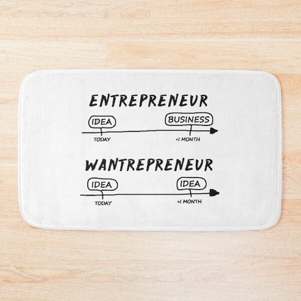 Item preview, Entrepreneur vs Wantrepreneur Timeline designed and sold by AVNGR-Design.
