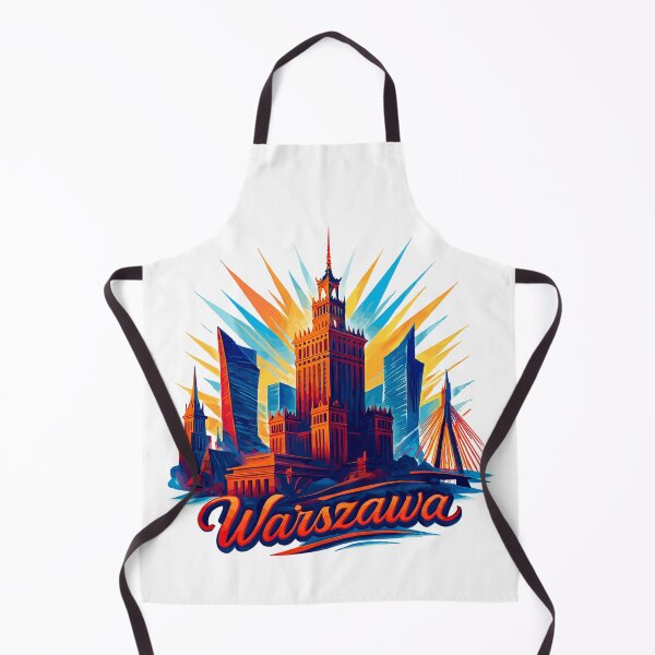 Item preview, Warsaw Skyline: A Modern Epic in Vibrant Colors designed and sold by Pineapple-Tree.