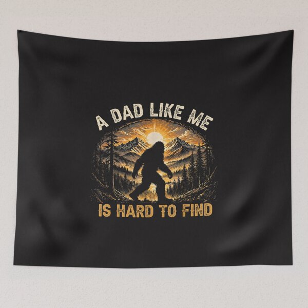 Item preview, Bigfoot Dad Fathers Day Funny Papa Sasquatch Retro Design designed and sold by kiralynstration.
