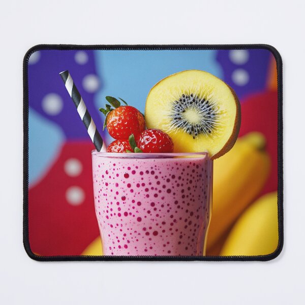 Item preview, Pop Art Smoothie Print, Vibrant Retro Summer Fruit Drink Art designed and sold by daila70.