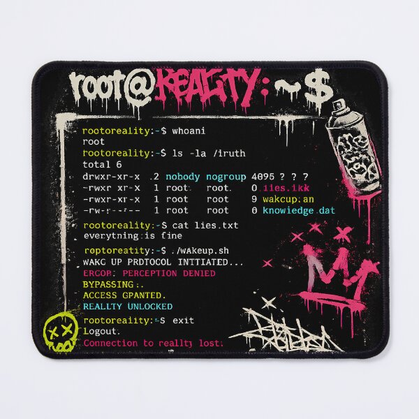 Item preview, Cyberpunk Hacker Terminal Reality Glitch Streetwear designed and sold by etuvibes.