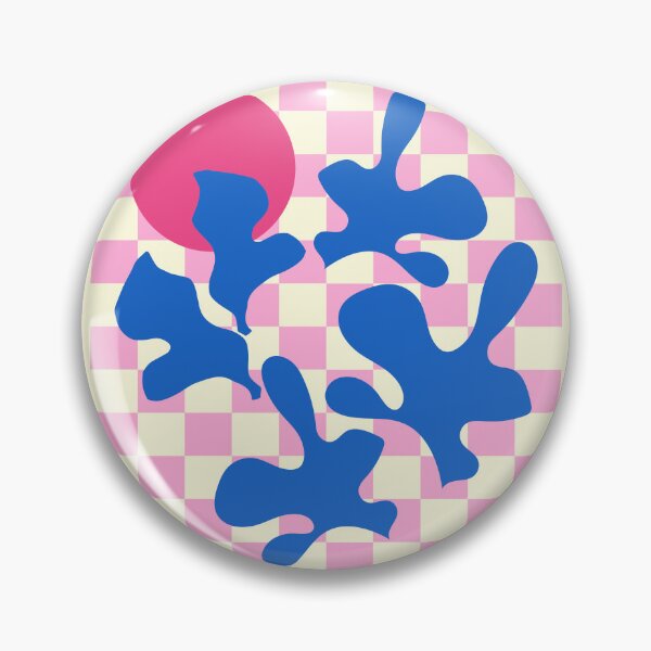 Item preview, Abstract Pink Matisse Checkered Modern Illustration designed and sold by MaiZephyr.