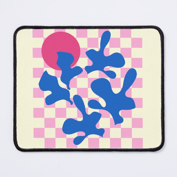 Item preview, Abstract Pink Matisse Checkered Modern Illustration designed and sold by MaiZephyr.