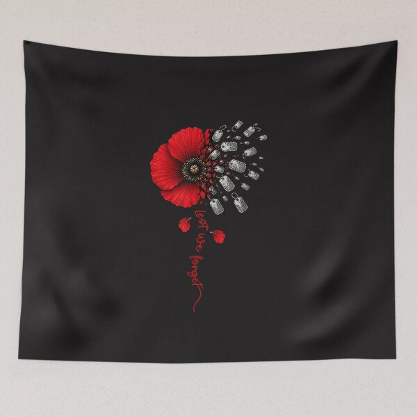 Item preview, Memorial Day Never Forgotten Red Poppy Patriotic Veteran Design designed and sold by kiralynstration.
