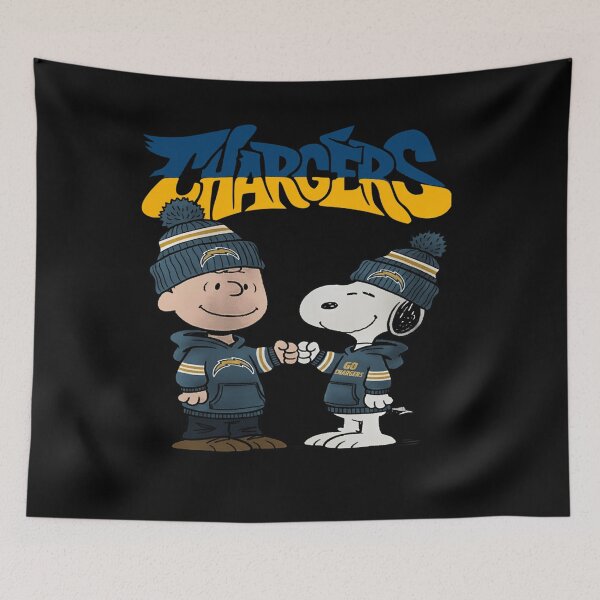Item preview, Chargers Snoopy And Charlie Brown designed and sold by Azzam Mercury.