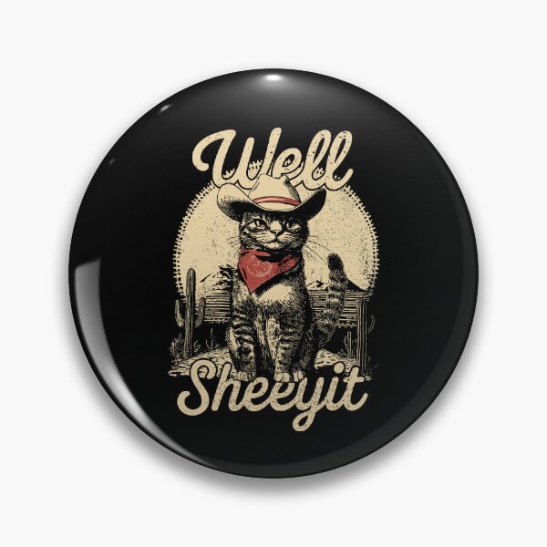 Item preview, Well Sheeyit Funny Cowboy Cat designed and sold by rcgela.