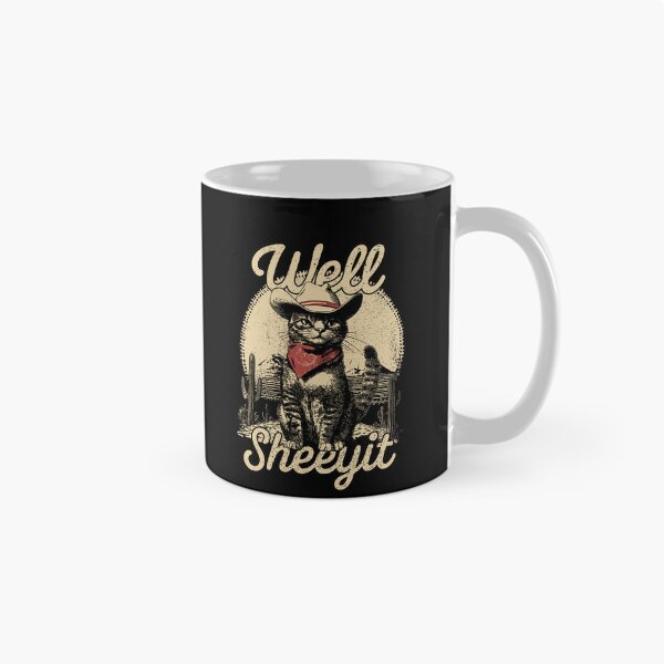 Item preview, Well Sheeyit Funny Cowboy Cat designed and sold by rcgela.