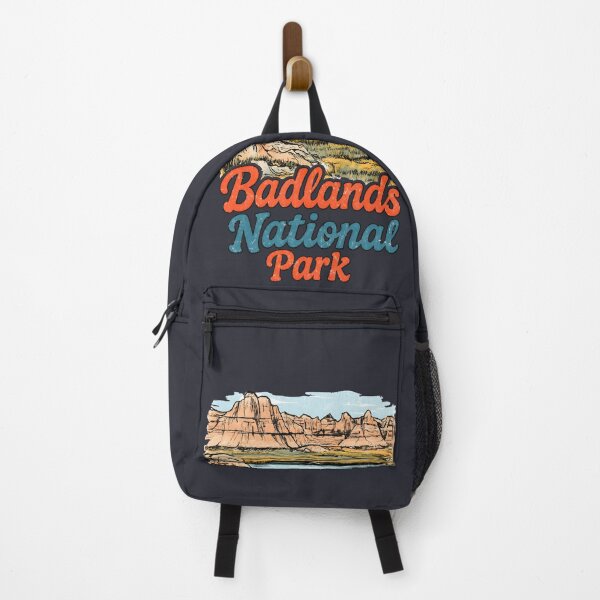 Item preview, Badlands National Park Colorful Landscape Cute Bison designed and sold by HowToCanadian.