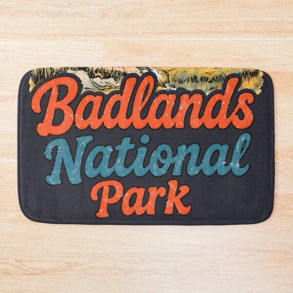 Item preview, Badlands National Park Colorful Landscape Cute Bison designed and sold by HowToCanadian.