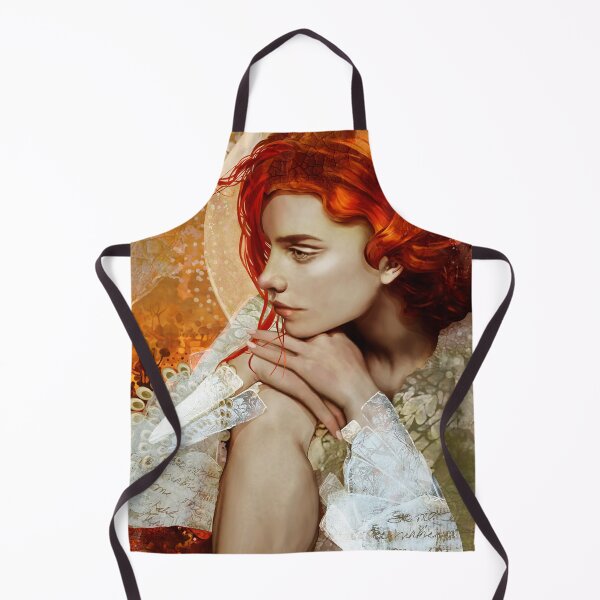 Item preview, Rust & Reverie: Melancholy Redhead Profile Portrait designed and sold by MarCanton.
