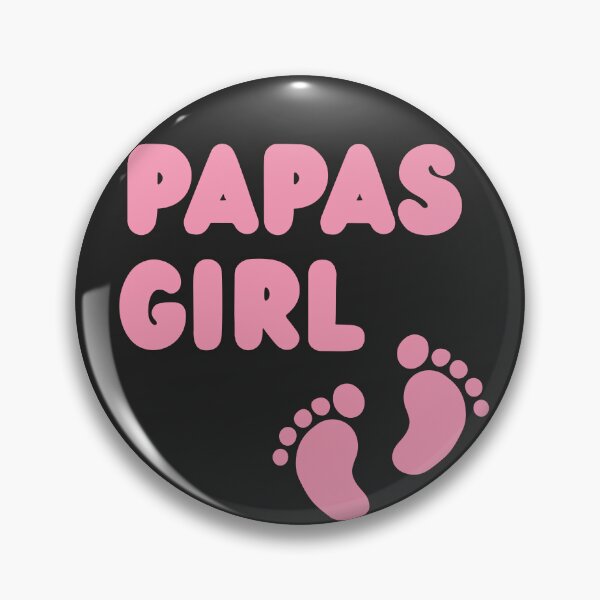 Item preview, Papas Girl, Footprints in pink designed and sold by Noydee Red Salavan.